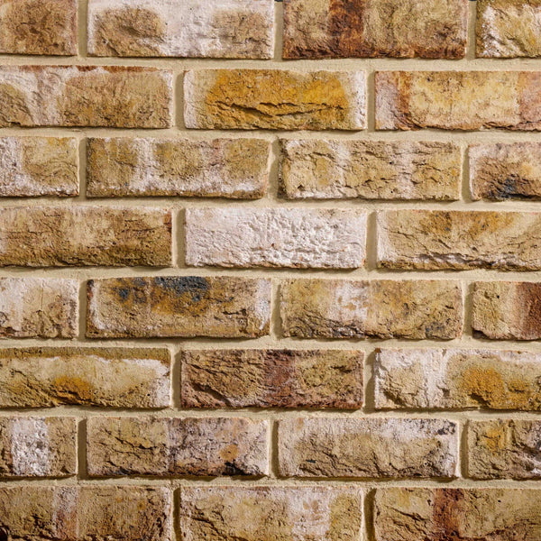 Aged Yellow Clay Brick Slips - 215x65x20mm