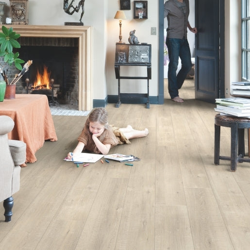 Quick-Step Laminate Impressive Ultra Saw Cut Oak Beige 12mm