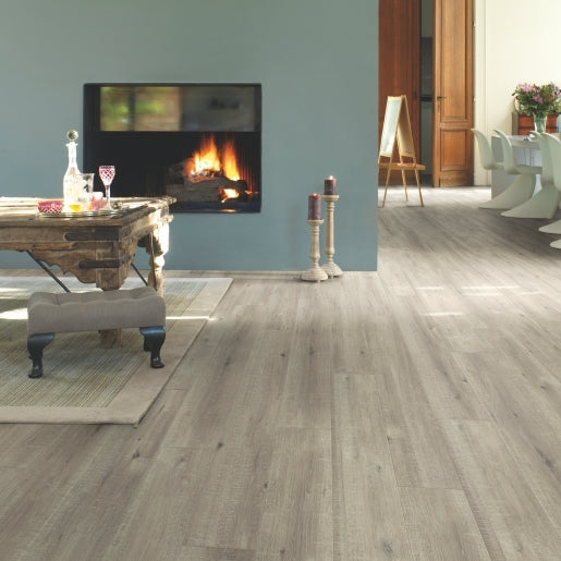 Quick-Step Laminate Impressive Ultra Saw Cut Oak Grey 12mm