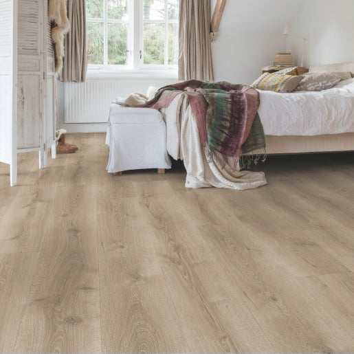 Quick-Step Laminate Majestic Desert Oak Brushed Grey 9.5mm