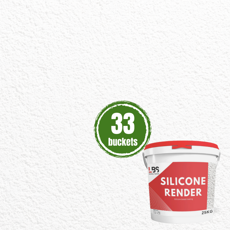 LBS Silicone Render 25kg ( Pallet x33 Buckets)