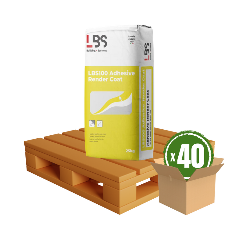 Lightweight Basecoat (LBS100) White - 25kg (PALLET 40 BAGS)