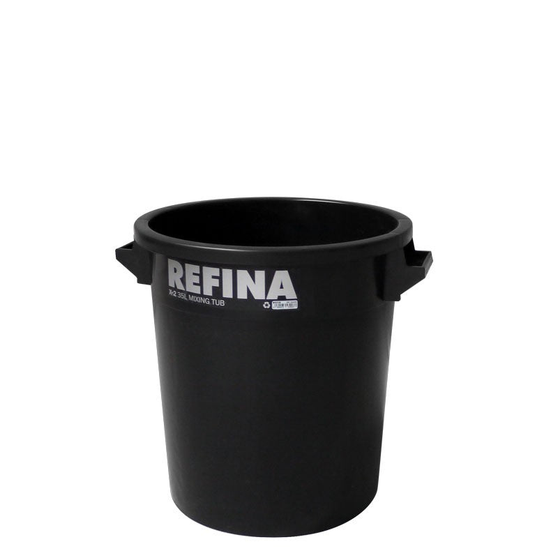 Refina X-2 Black Heavy Duty Plaster Mixing Bucket 35Ltr