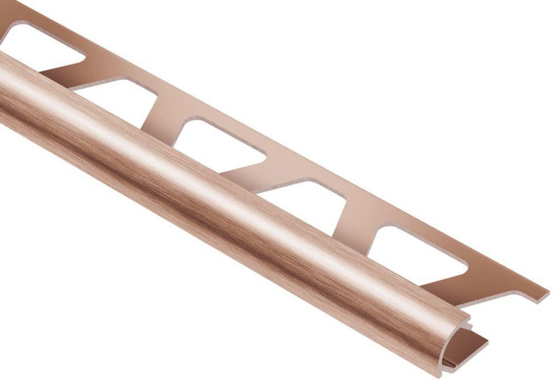 Schluter Rondec Trim Anodised Aluminium Brushed Copper
