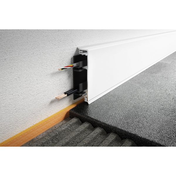 Schluter design base CQ Data cable skirting