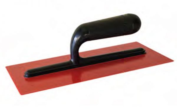 PVC Trowel with plastic handle 280x130x2.5mm Red