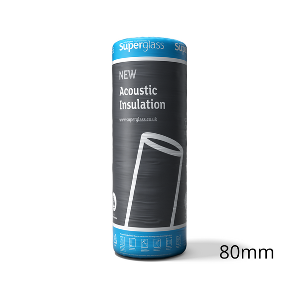 80mm Superglass Multi Acoustic Roll Insulation - 12.48m² pack