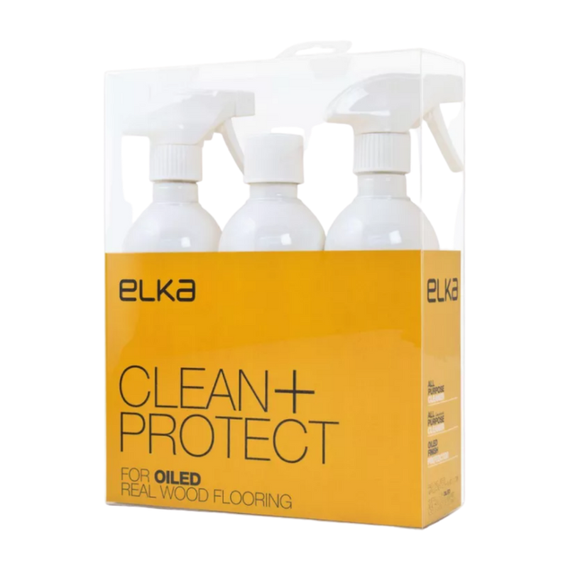 Elka Clean+Protect Kit for Oiled Wood Flooring