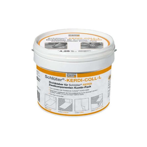 KERDI COLL L Two Component Sealing Adhesive Extend Curling (Select Size)