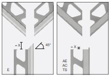 Schluter Finec Es 3 way corner set