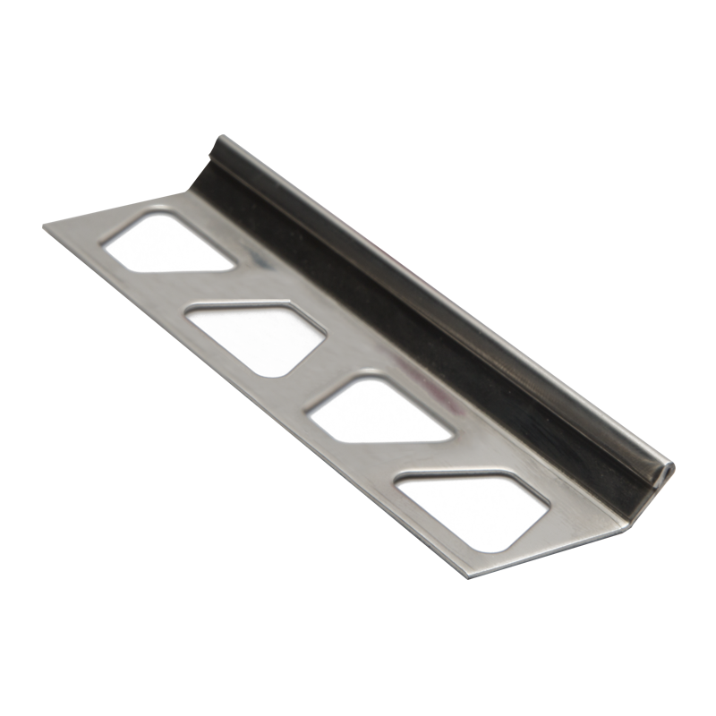 Schluter FINEC-E Stainless Steel V2A Slim Angle Edge Tile Trim 2.5m