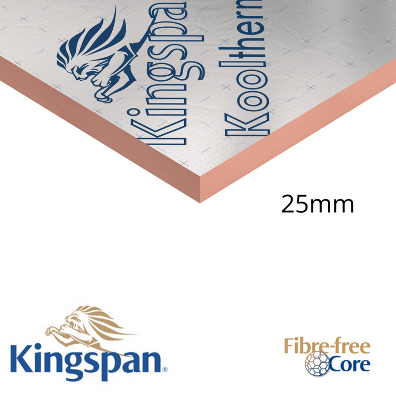 25mm Kingspan Kooltherm K107 1200 x 2400 mm