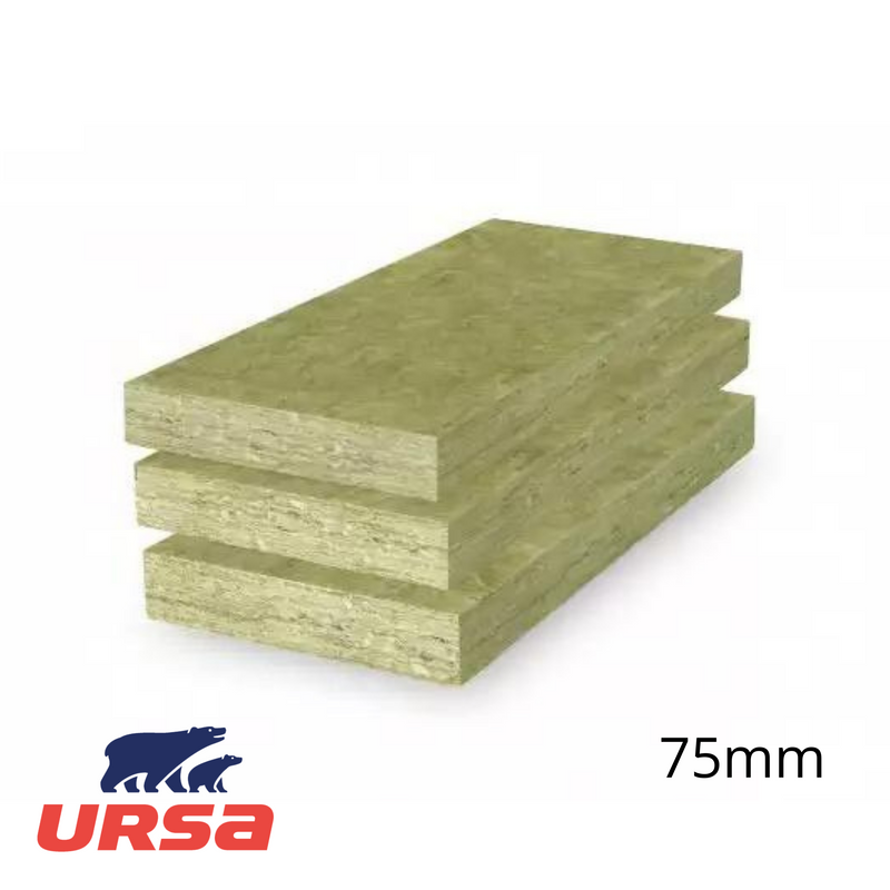 75mm URSA 32 Cavity Wall Insulation Batt 1350mm x 455mm (pack of 7)